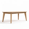 Mesa de comedor de madera de abeto natural 120 x 60 x 45cm